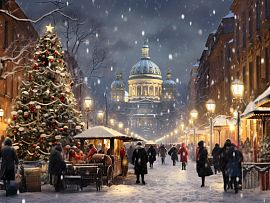 Новогодняя ночь и другие развлечения в центре Петербурга